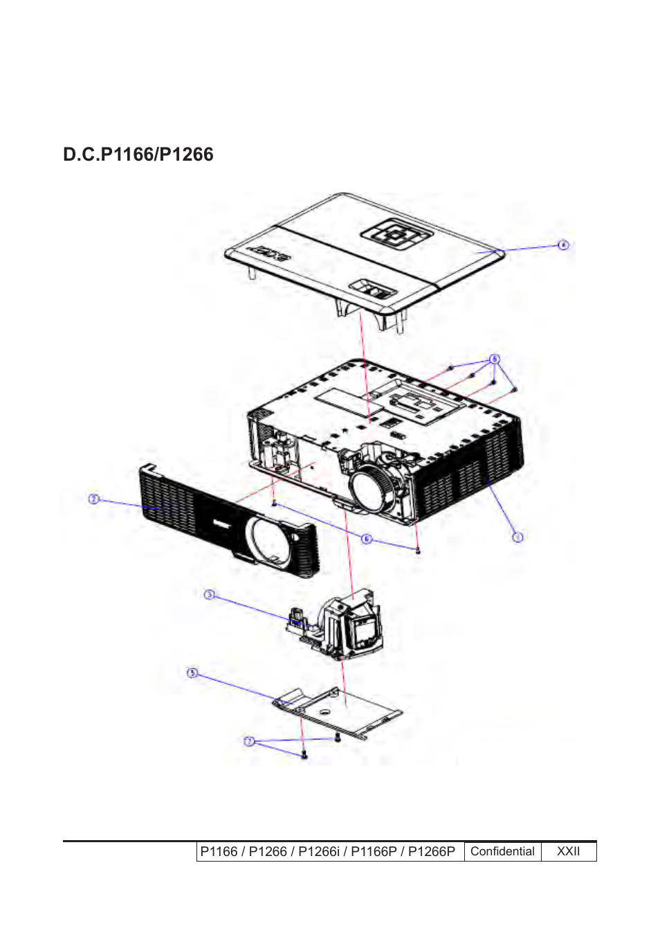 Acer P1166 User Manual | Page 121 / 126