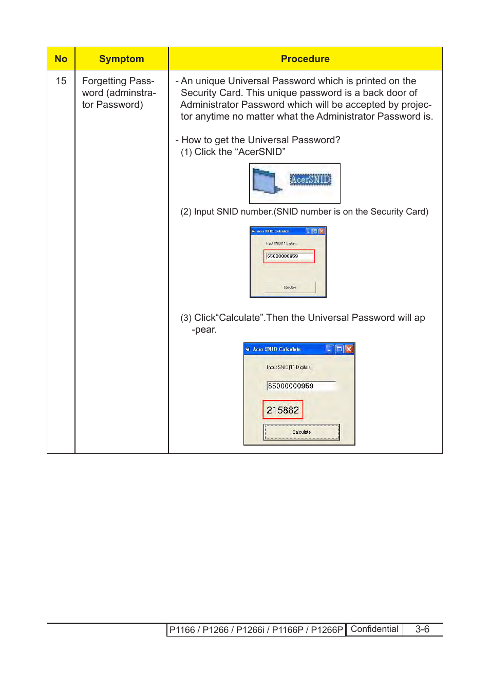 Acer P1166 User Manual | Page 66 / 126