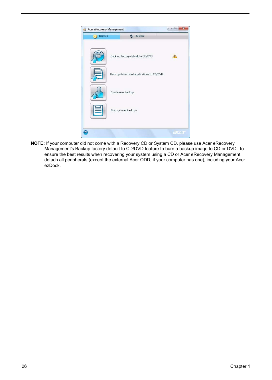 Acer 5330 User Manual | Page 32 / 152