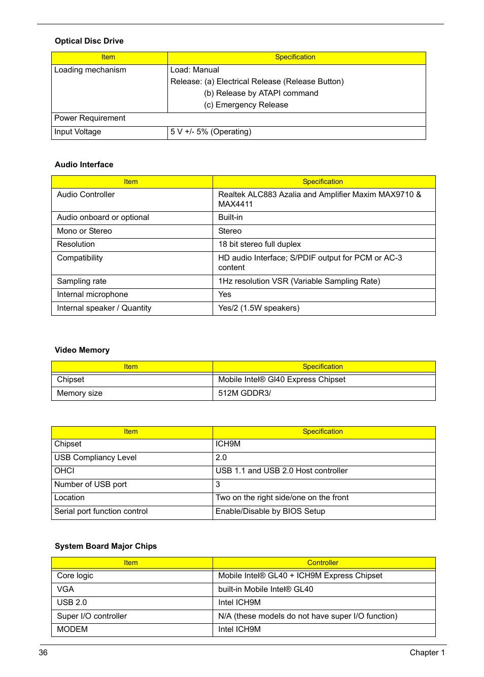 Acer 5330 User Manual | Page 42 / 152