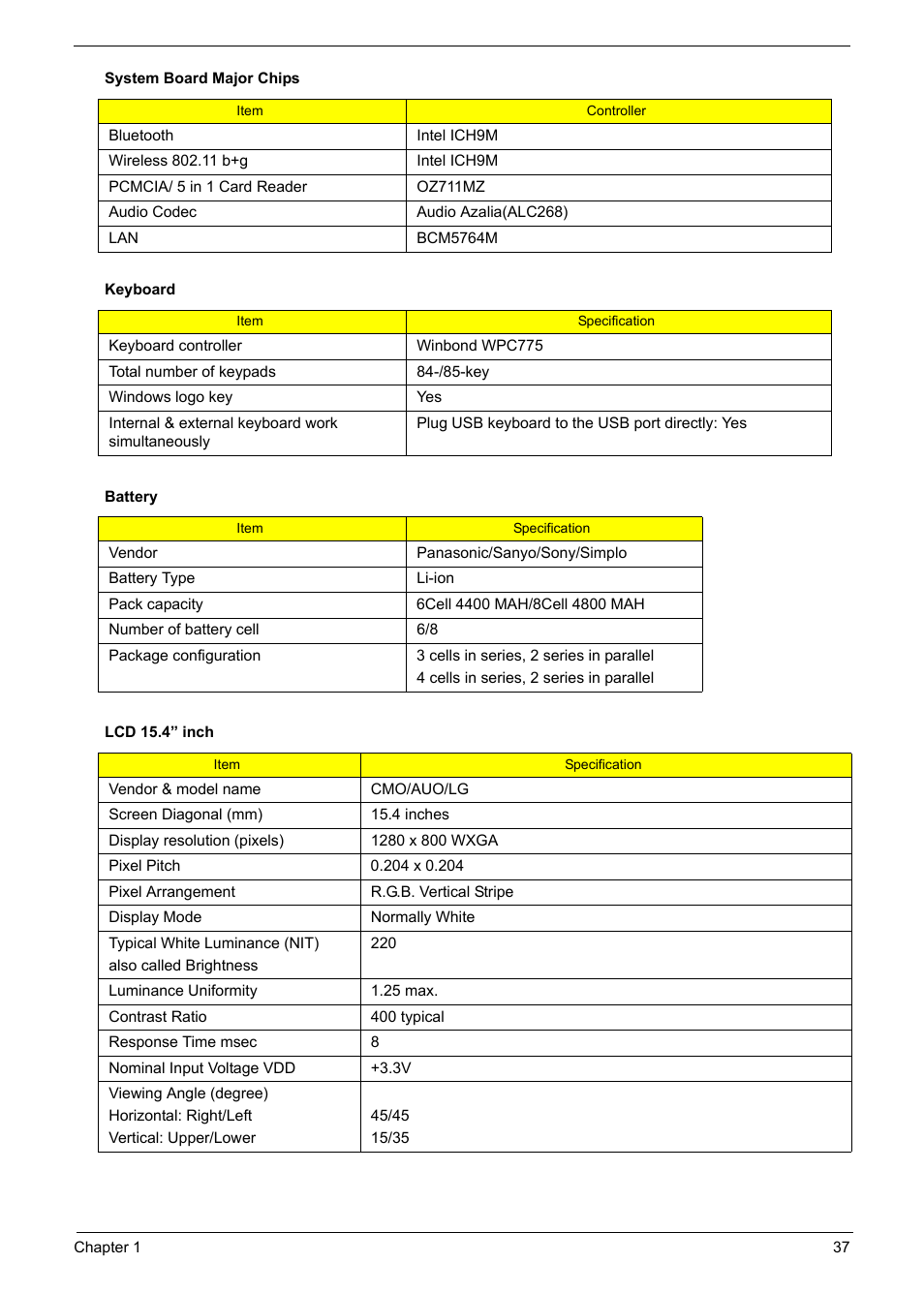 Acer 5330 User Manual | Page 43 / 152