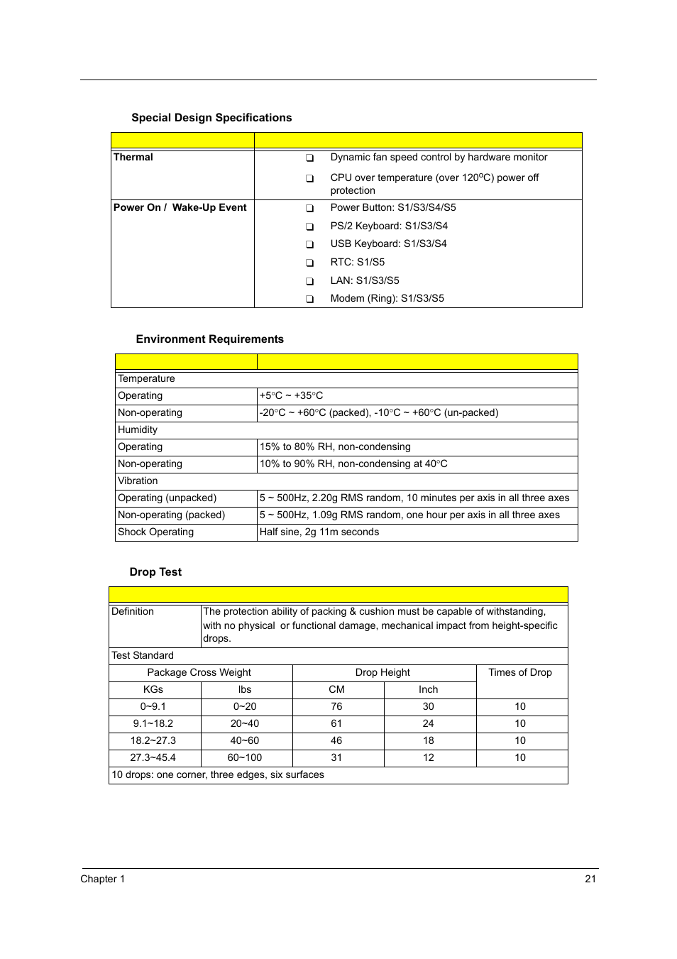 Acer Aspire T160 User Manual | Page 30 / 164