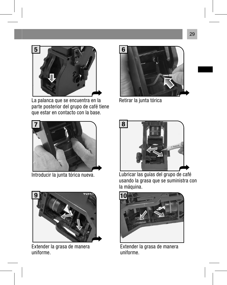 Philips Saeco Kit service User Manual | Page 30 / 52