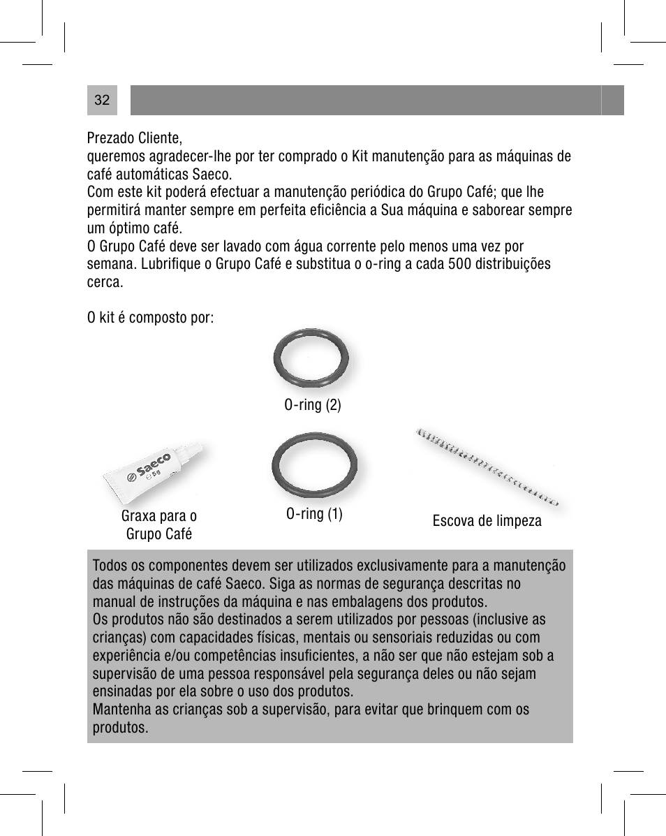Philips Saeco Kit service User Manual | Page 33 / 52