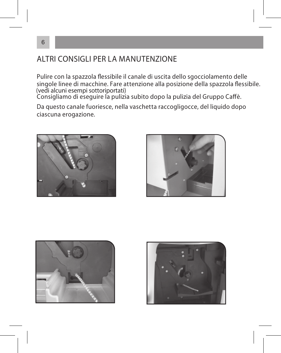 Altri consigli per la manutenzione | Philips Saeco Kit service User Manual | Page 7 / 52