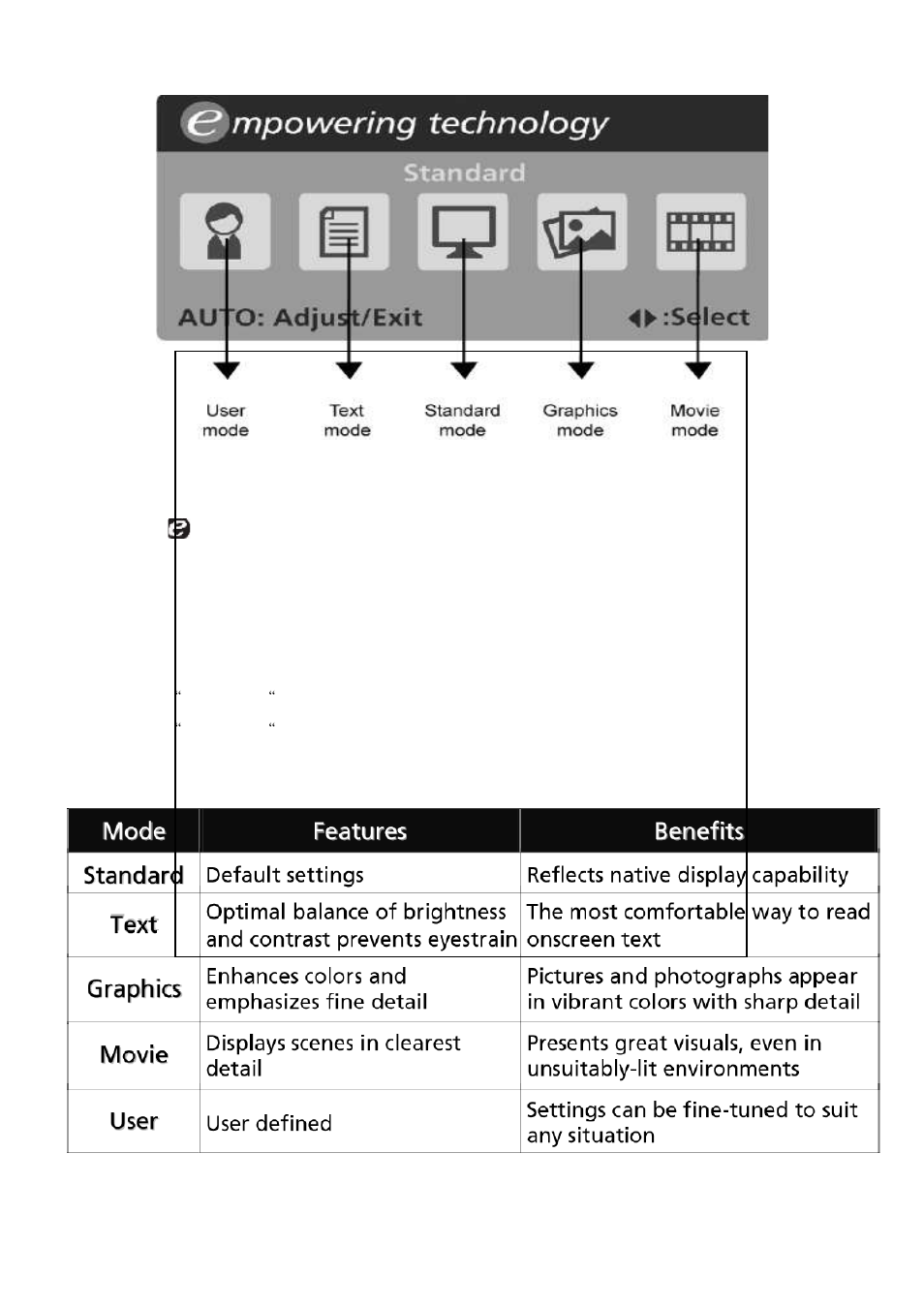 Acer X233HZ User Manual | Page 22 / 51