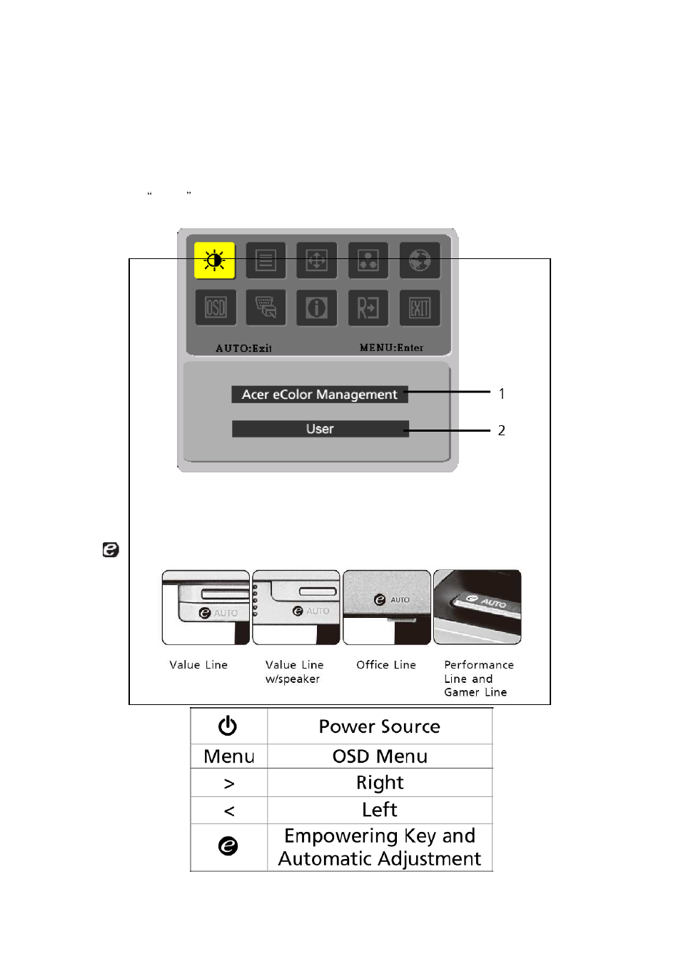 Acer X233HZ User Manual | Page 23 / 51