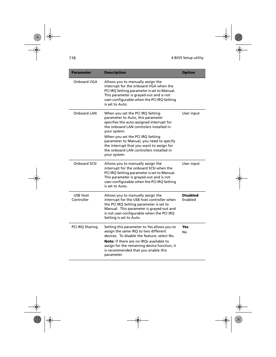 Acer Altos G610 User Manual | Page 126 / 156