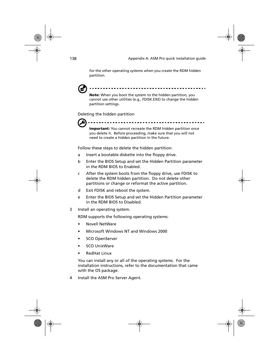 Acer Altos G610 User Manual | Page 148 / 156