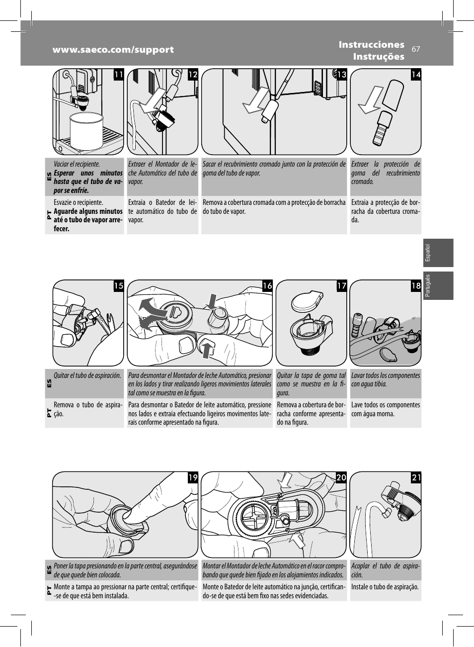 Philips Saeco Minuto Machine espresso Super Automatique User Manual | Page 67 / 72