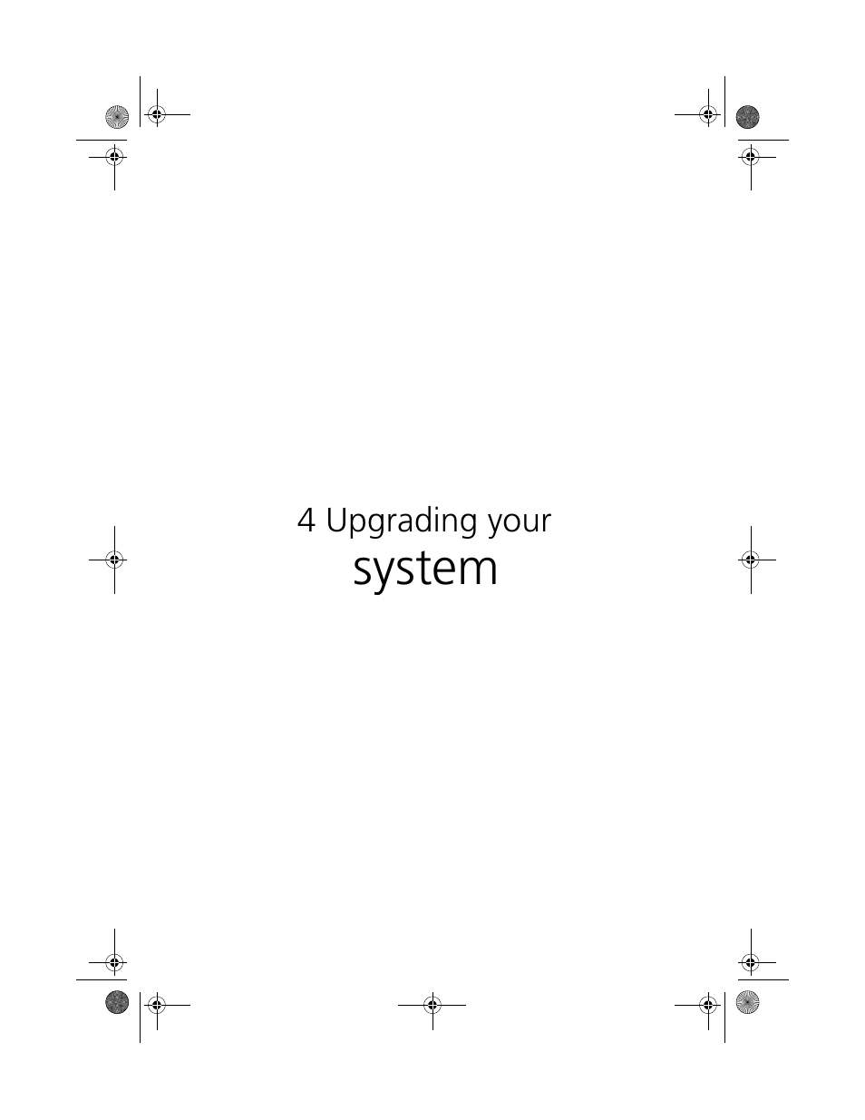 4 upgrading your system, System | Acer Altos R500 User Manual | Page 43 / 142