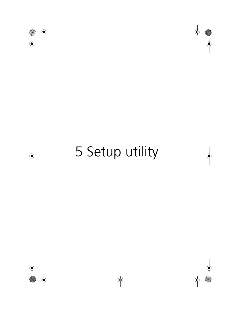 5 setup utility | Acer Altos R500 User Manual | Page 67 / 142