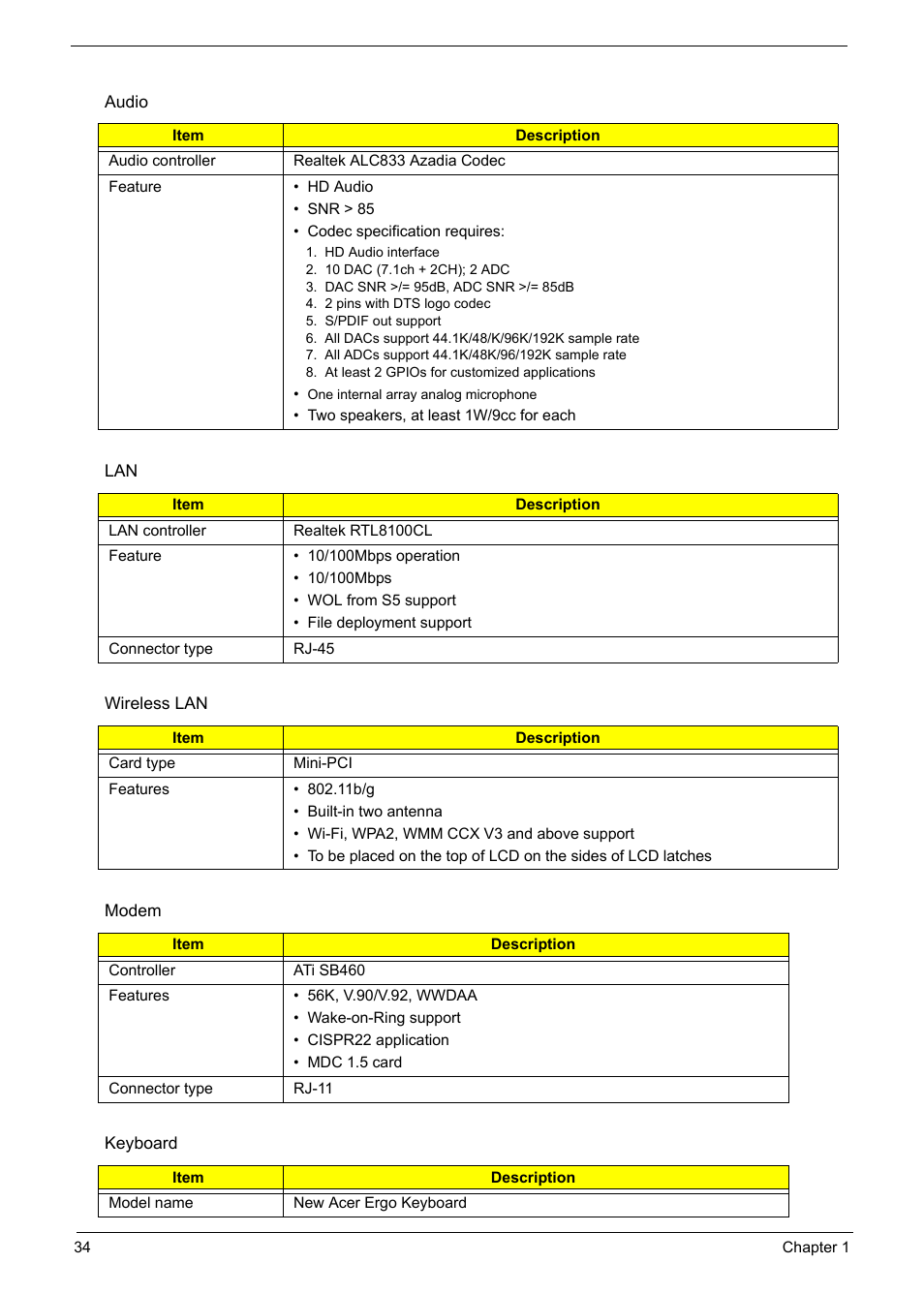 Acer 5210 User Manual | Page 43 / 113