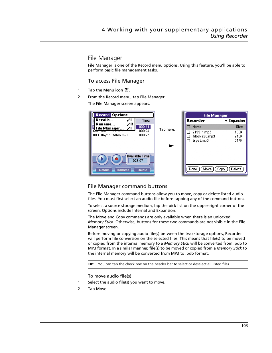 File manager | Acer s60 User Manual | Page 115 / 296