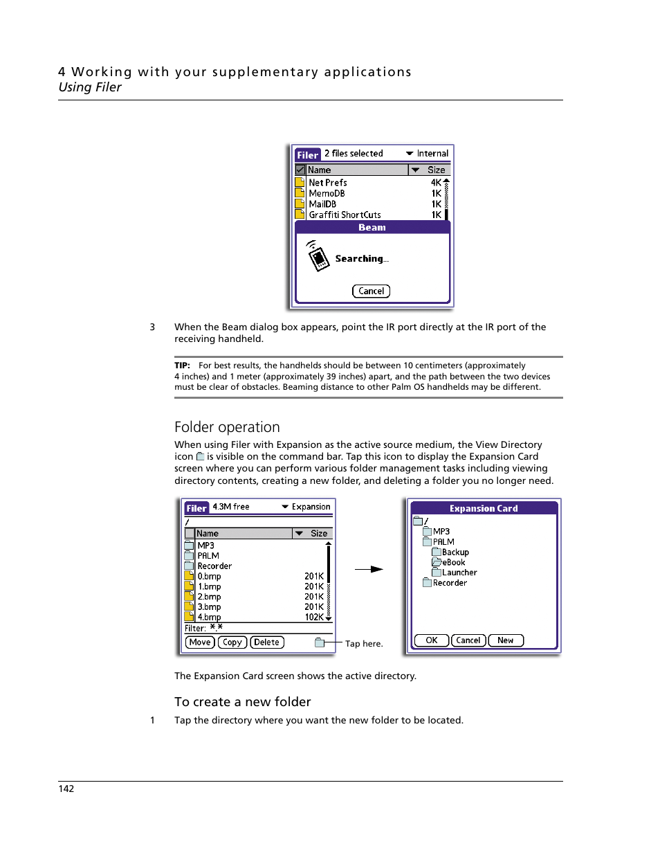 Folder operation | Acer s60 User Manual | Page 154 / 296