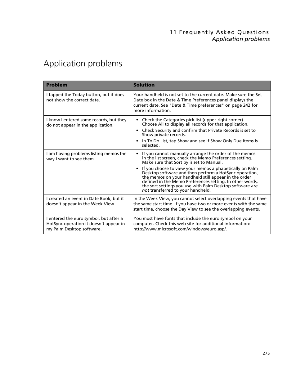 Application problems | Acer s60 User Manual | Page 287 / 296