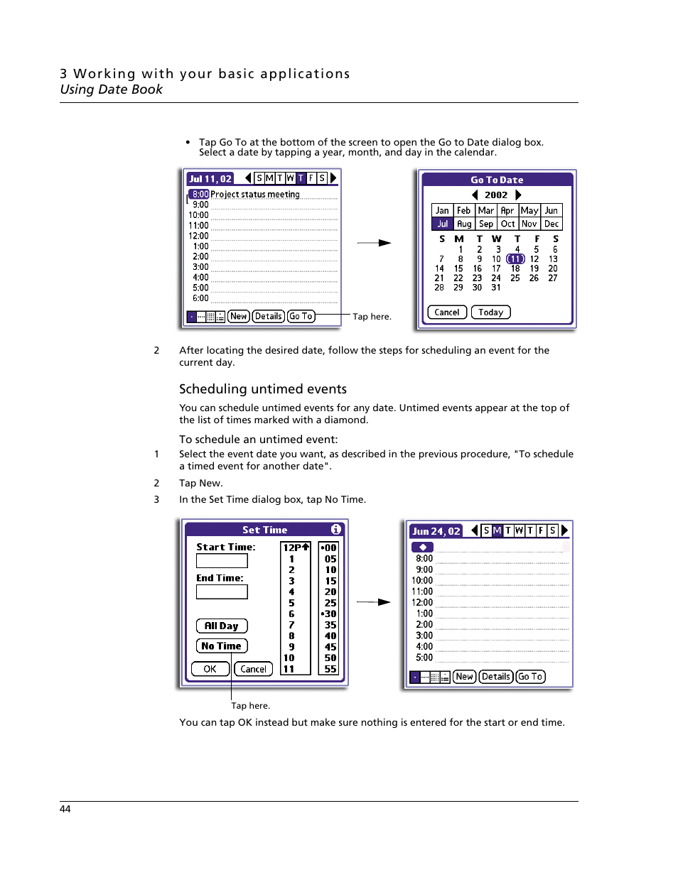 Scheduling untimed events | Acer s60 User Manual | Page 56 / 296
