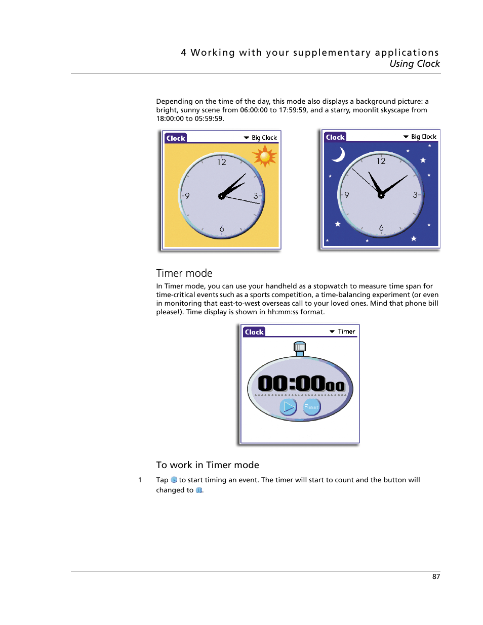 Timer mode | Acer s60 User Manual | Page 99 / 296