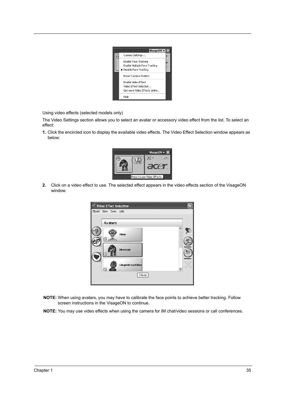 Acer 3250 User Manual | Page 43 / 124