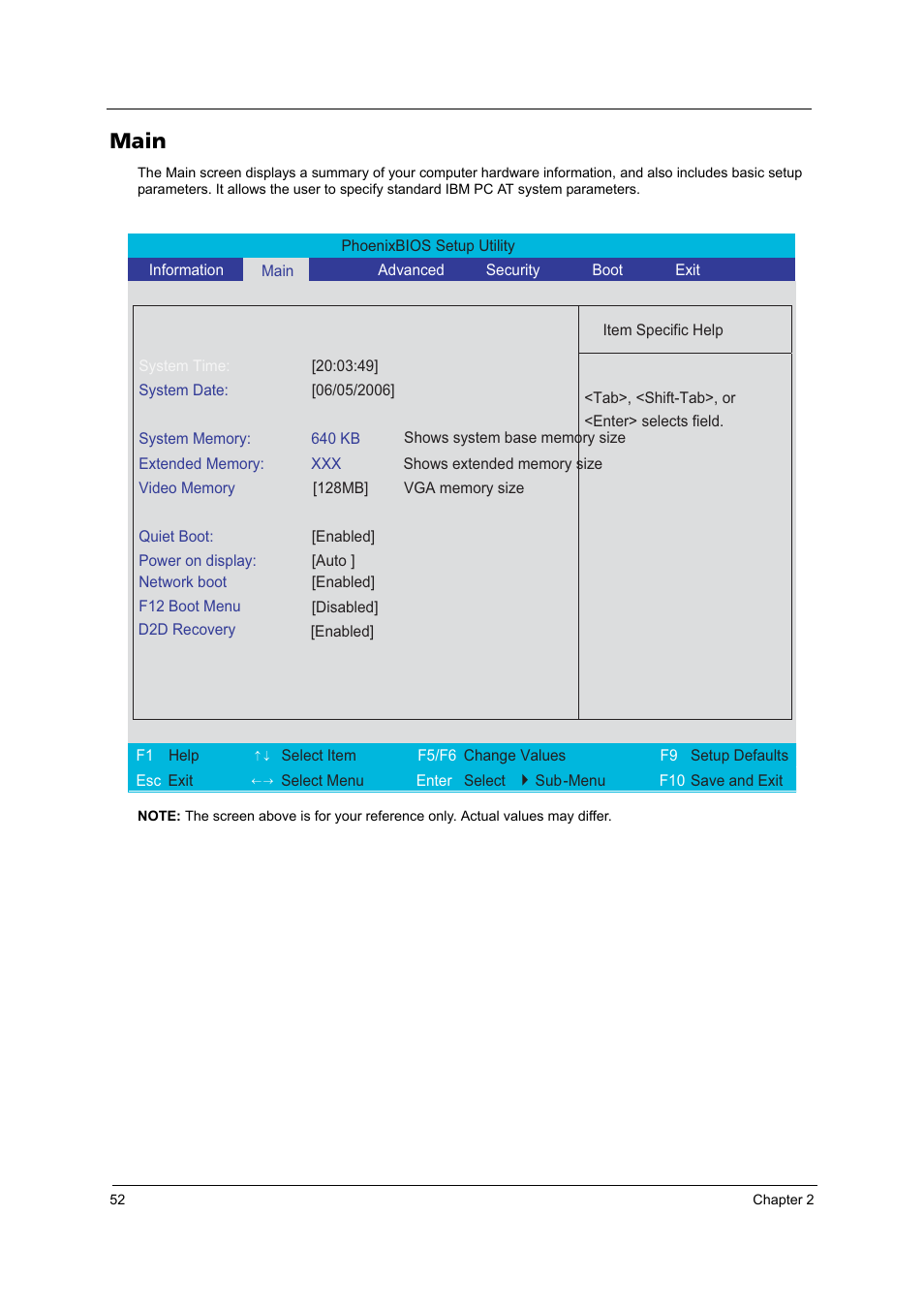 Main | Acer 3250 User Manual | Page 60 / 124