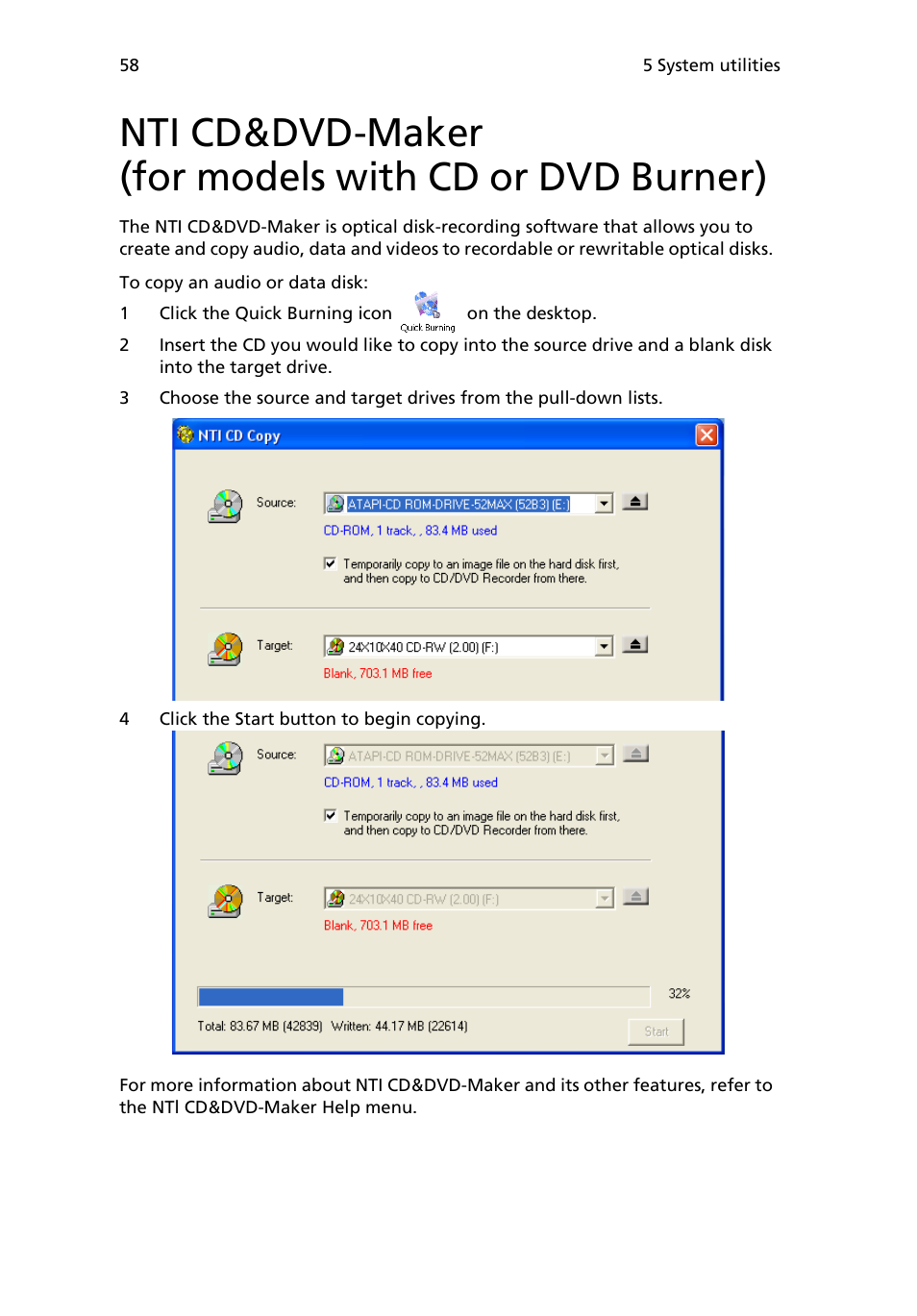 Acer 6800 Series User Manual | Page 64 / 96