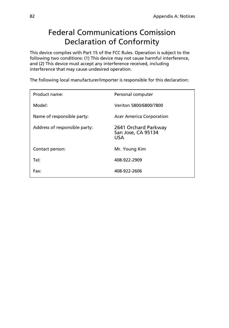 Acer 6800 Series User Manual | Page 88 / 96