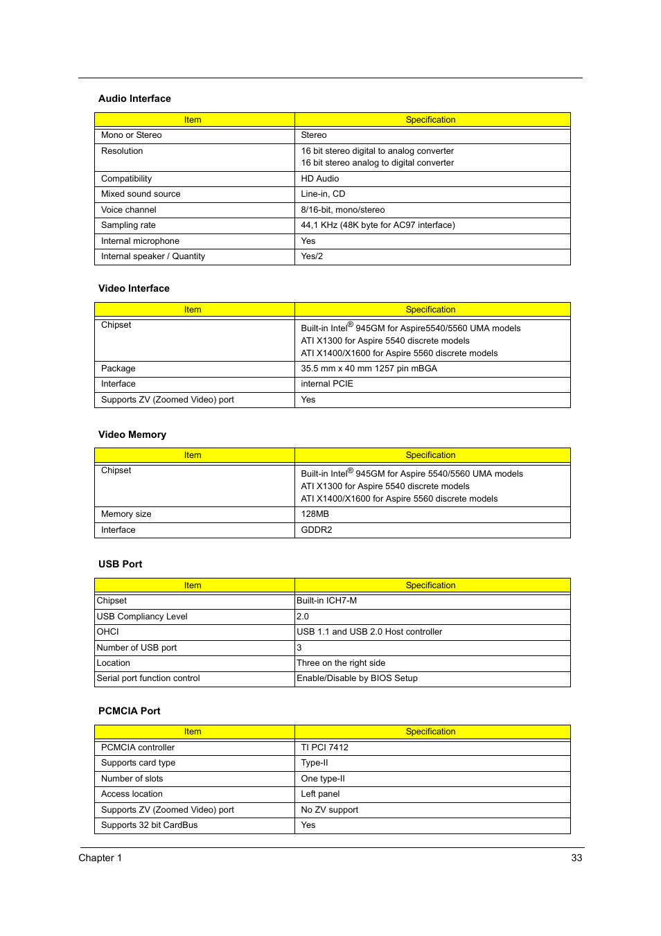 Acer 5540 User Manual | Page 39 / 112