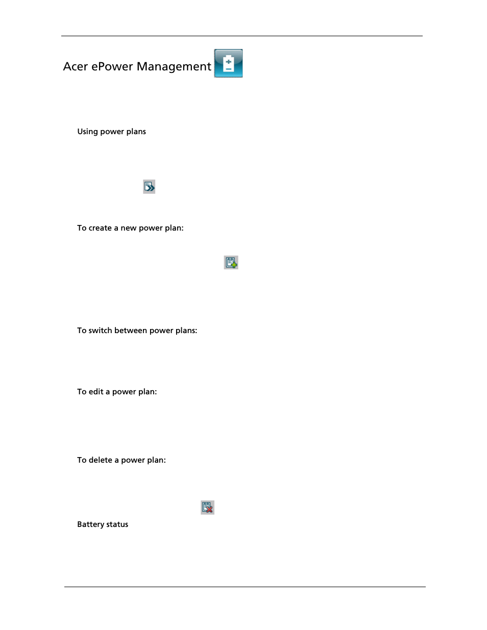 Acer epower management | Acer 5530 User Manual | Page 30 / 176