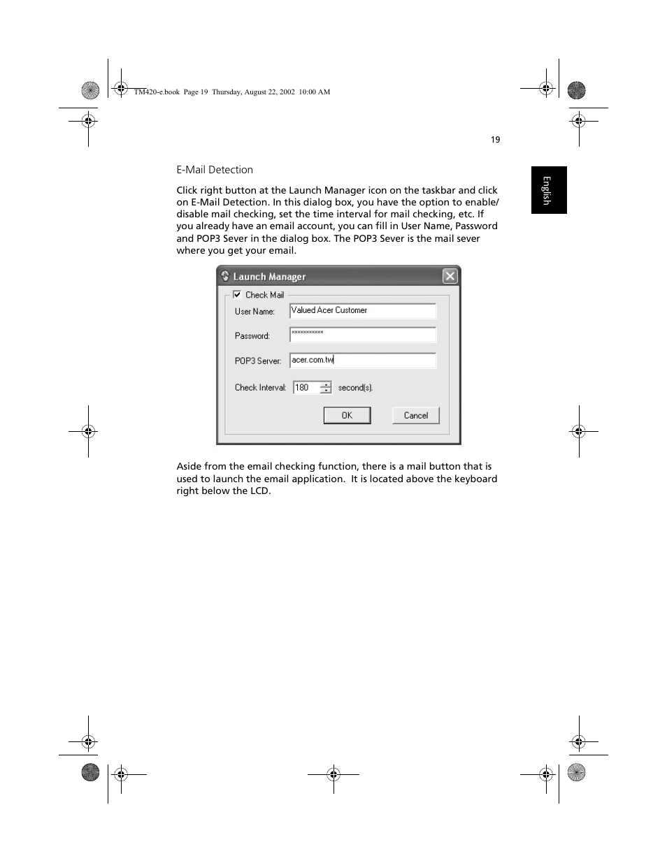 Acer 420 series User Manual | Page 27 / 78