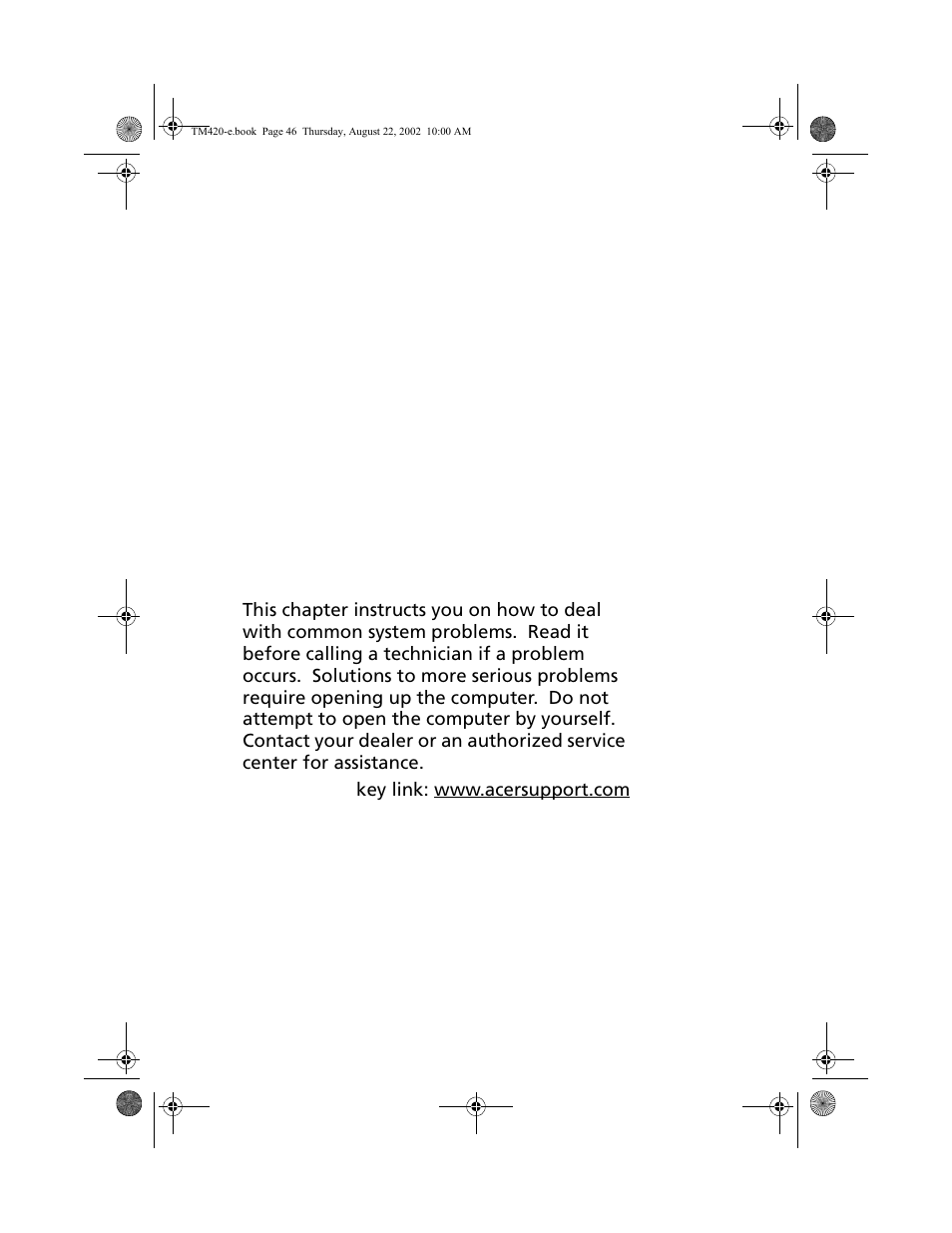 Acer 420 series User Manual | Page 54 / 78
