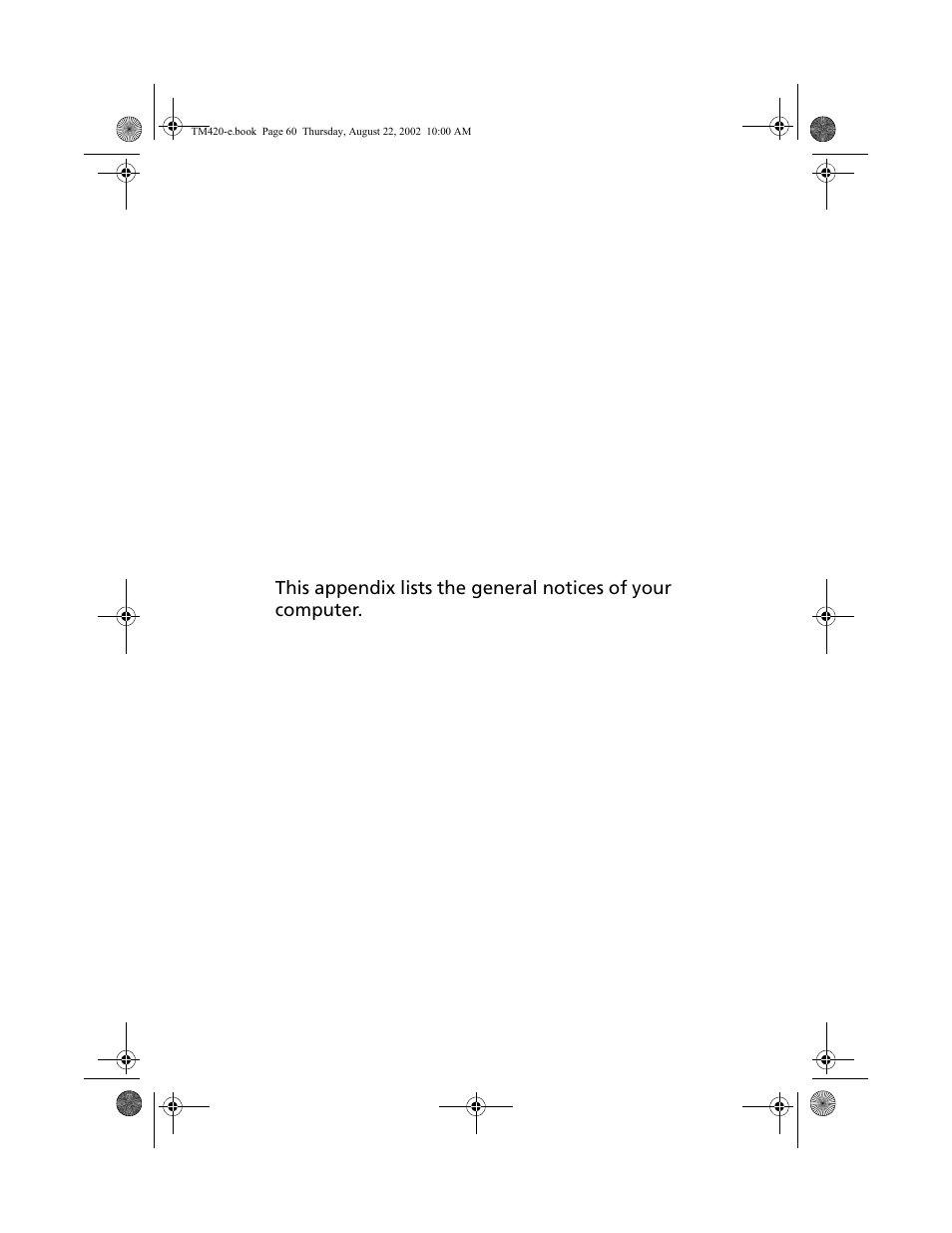 Acer 420 series User Manual | Page 68 / 78