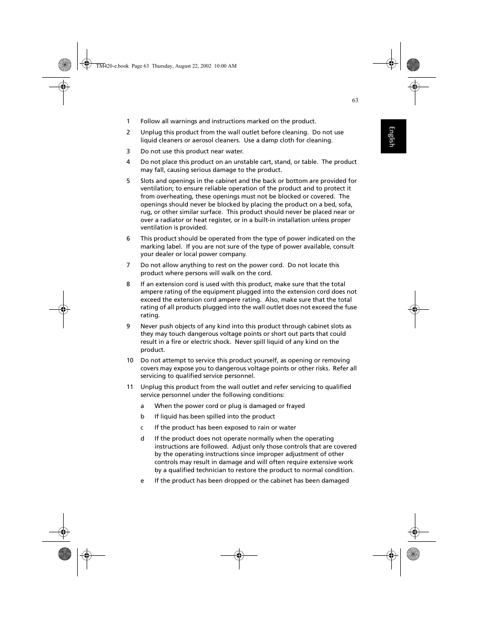 Acer 420 series User Manual | Page 71 / 78