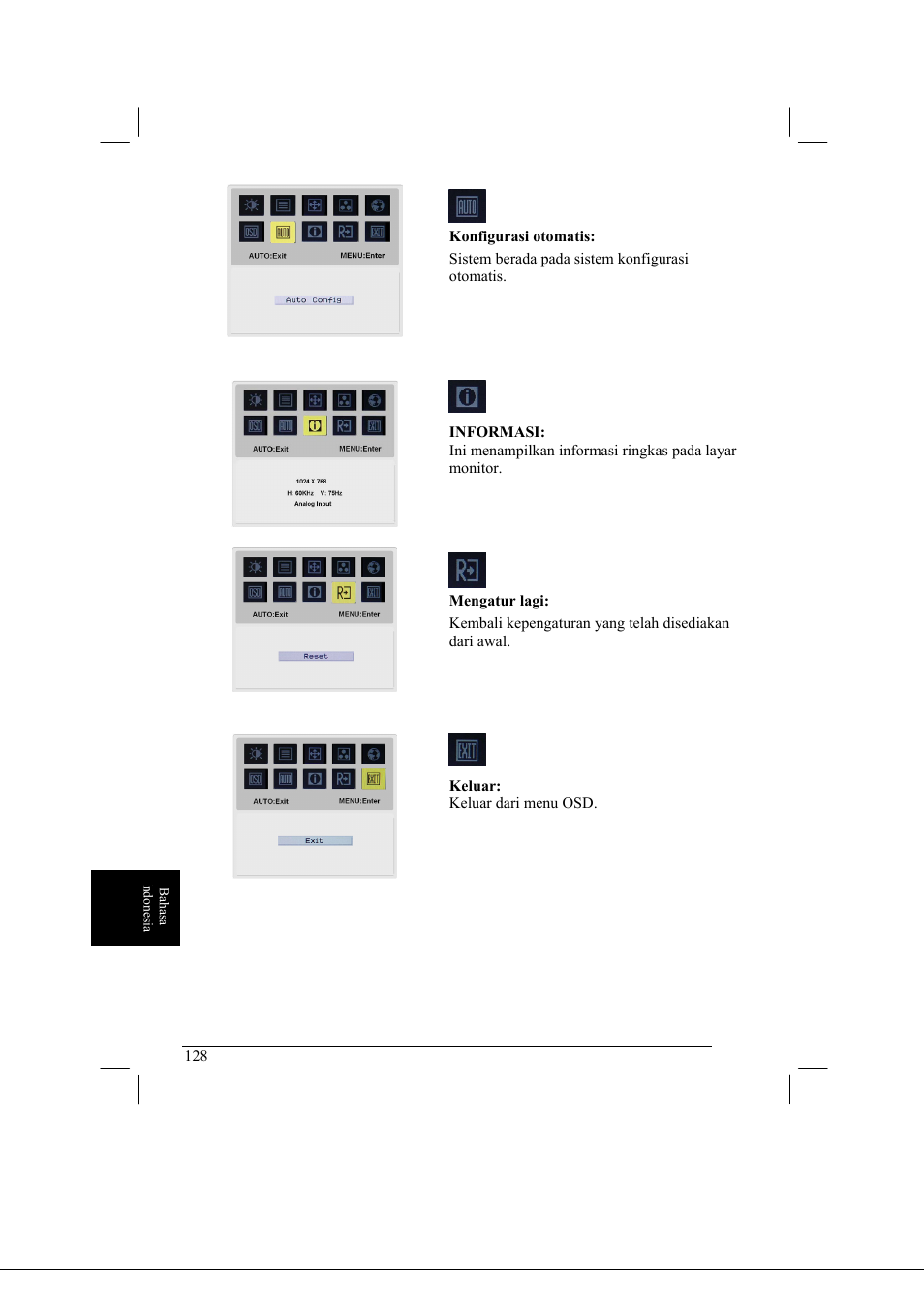 Acer AL2021 User Manual | Page 128 / 130