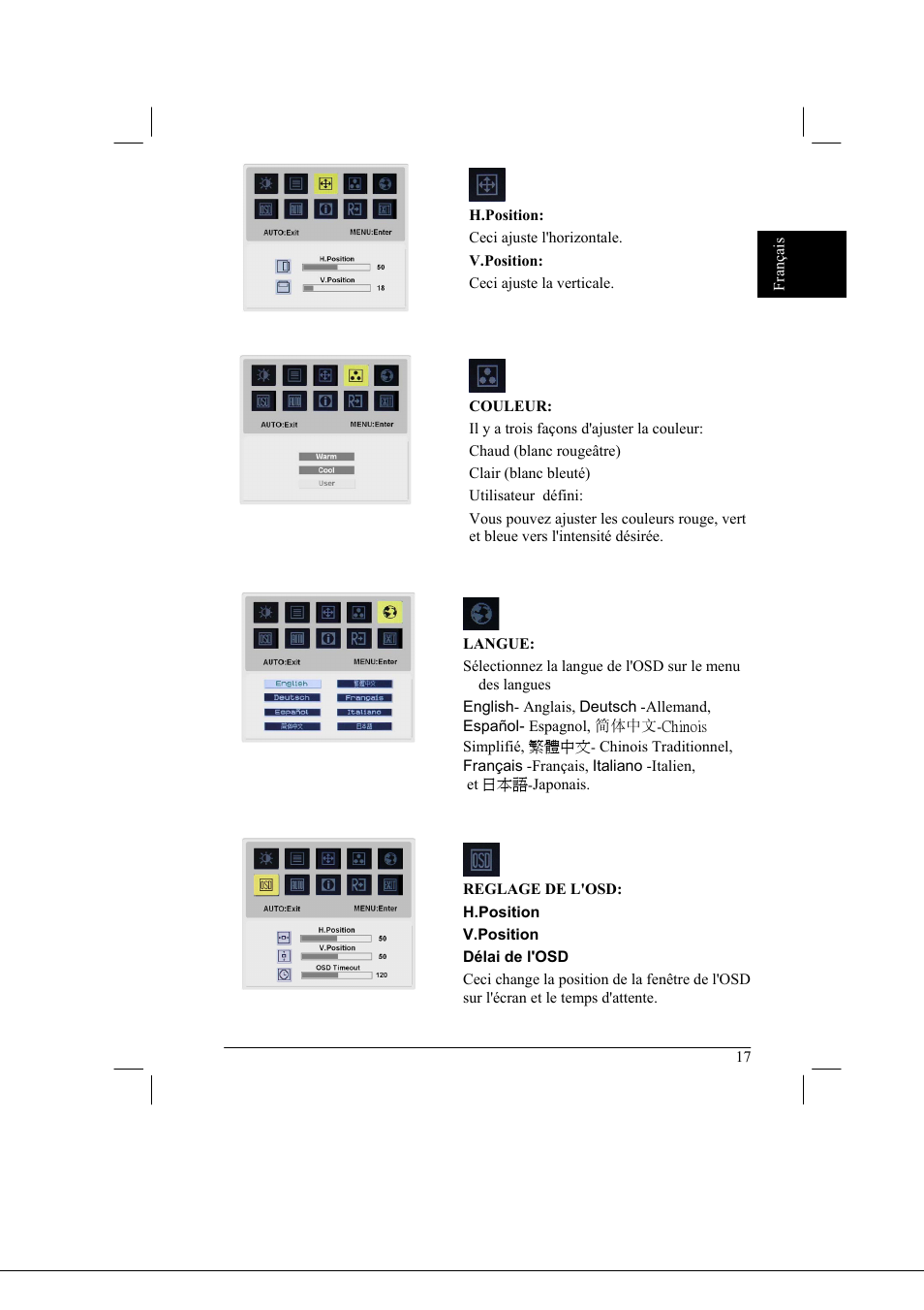 Acer AL2021 User Manual | Page 17 / 130