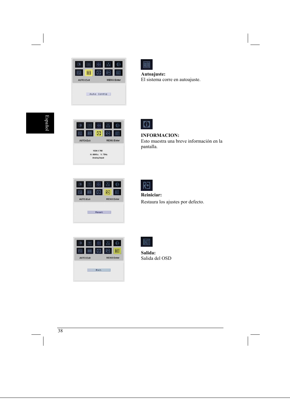 Acer AL2021 User Manual | Page 38 / 130