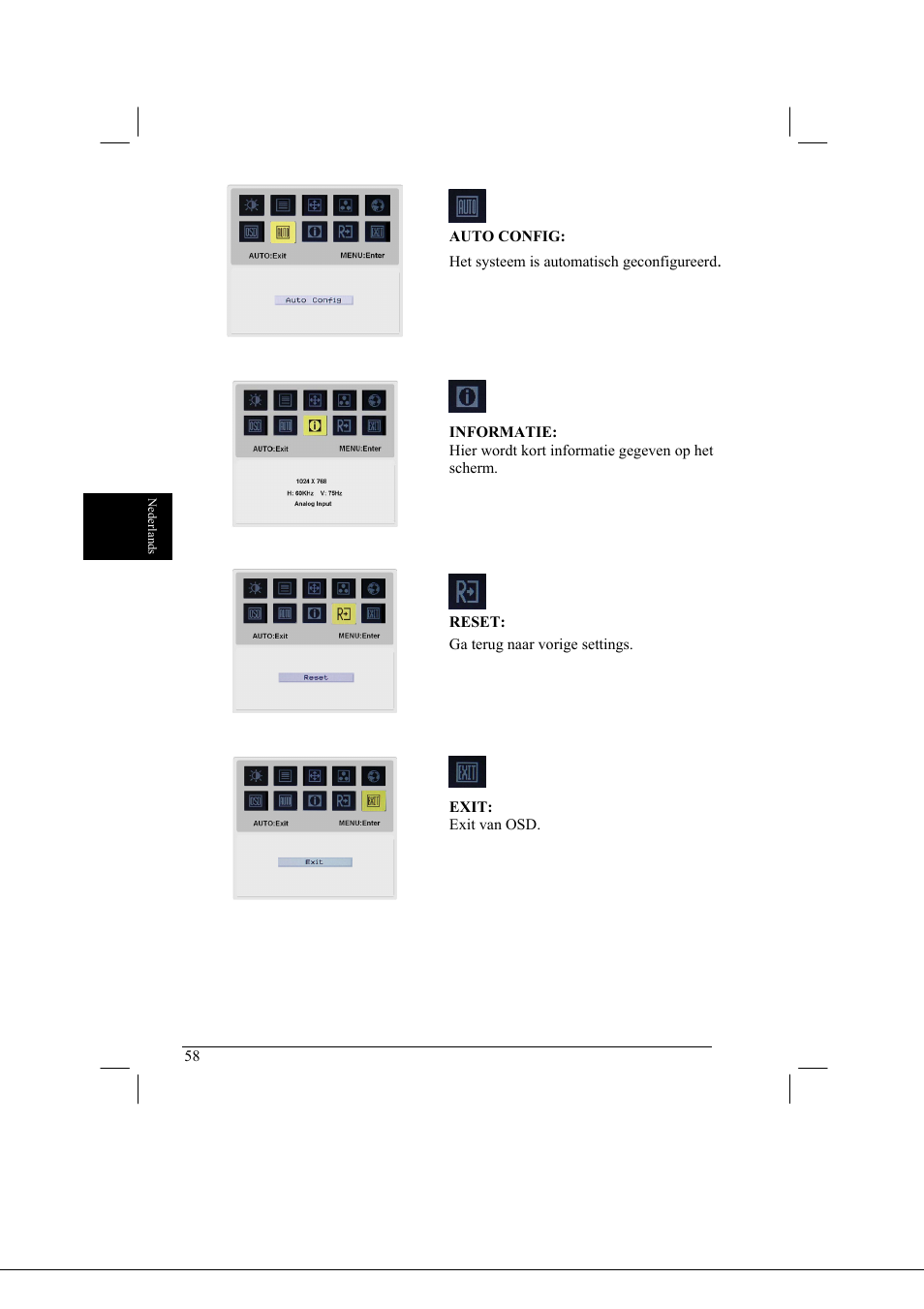 Acer AL2021 User Manual | Page 58 / 130