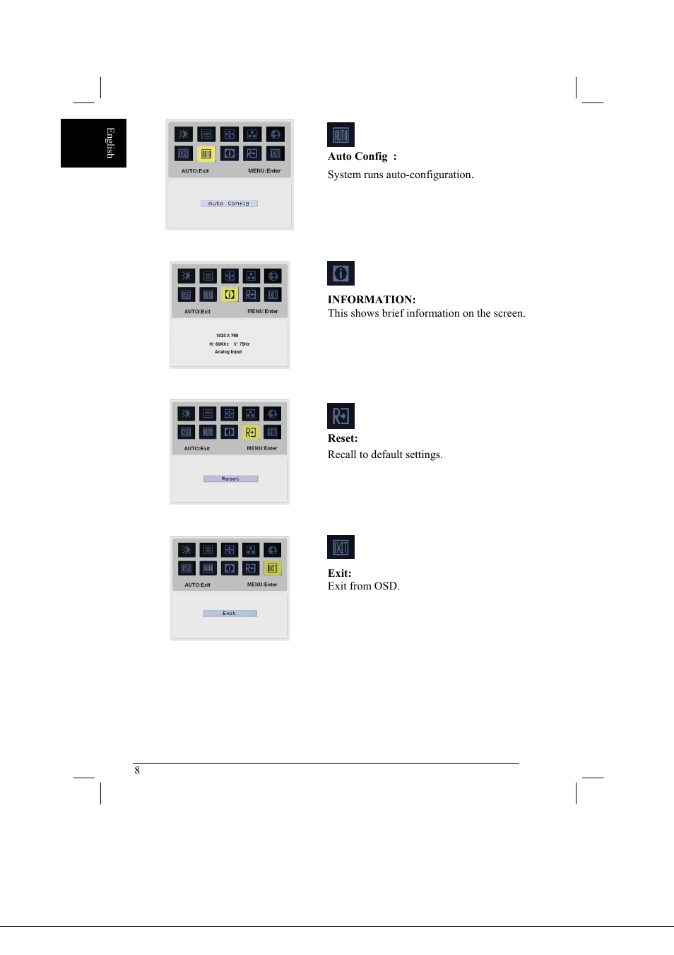 Acer AL2021 User Manual | Page 8 / 130