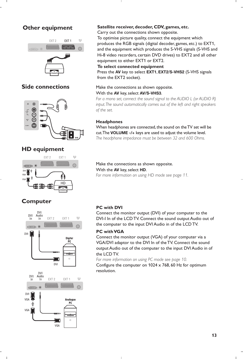 Philips Téléviseur à écran large User Manual | Page 17 / 62