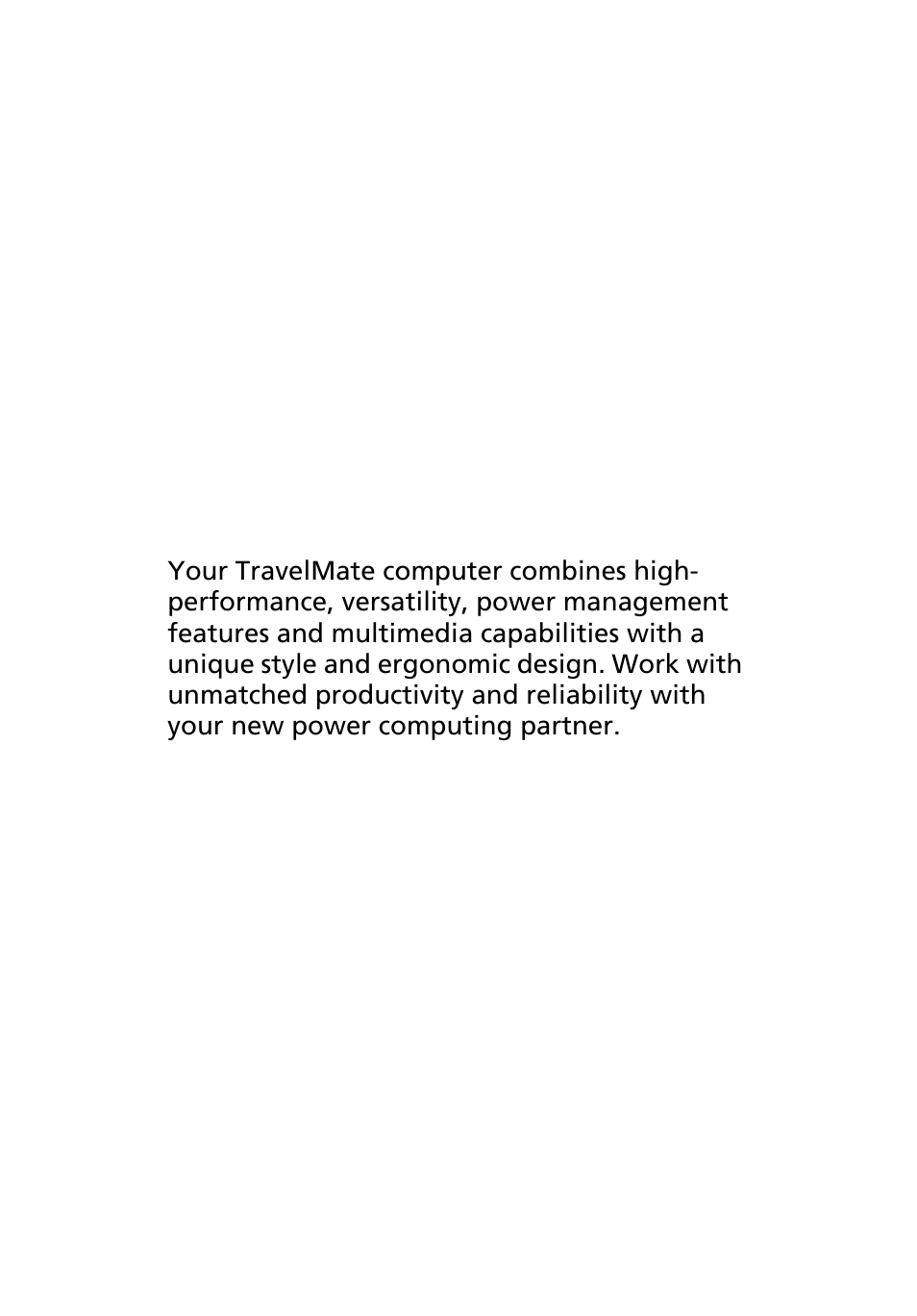 Acer TravelMate MS2154W User Manual | Page 10 / 80