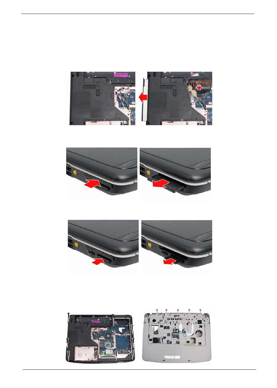 Disassembling the main unit | Acer 5710 User Manual | Page 66 / 104