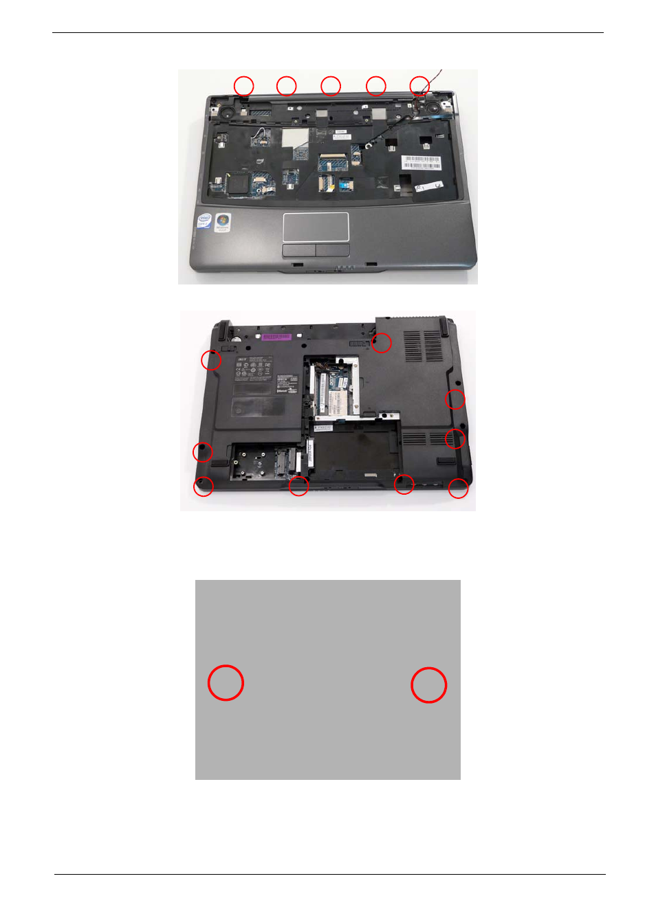 Replacing the lcd module | Acer 4530 User Manual | Page 123 / 182