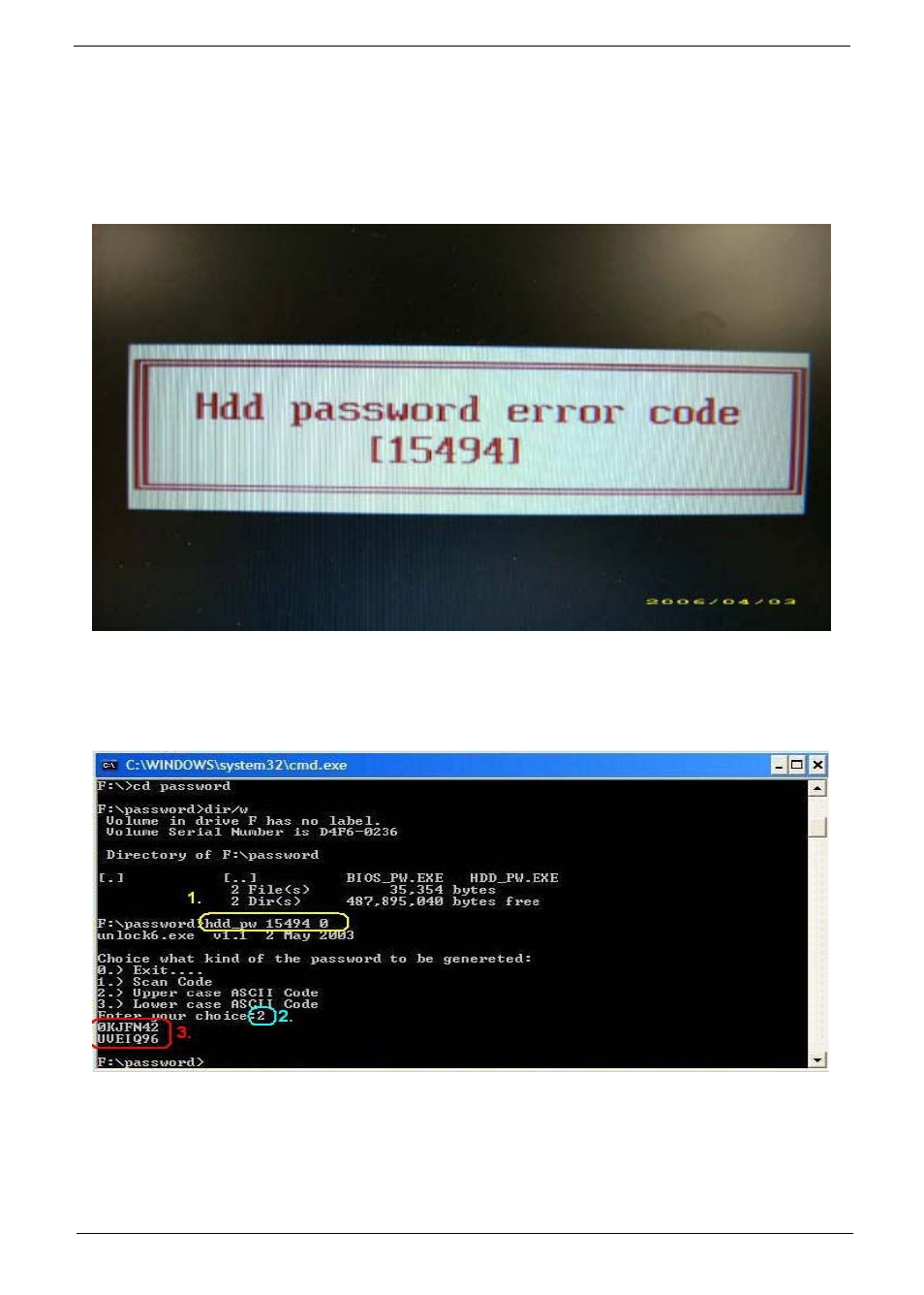 Removing hdd passwords | Acer 4530 User Manual | Page 49 / 182