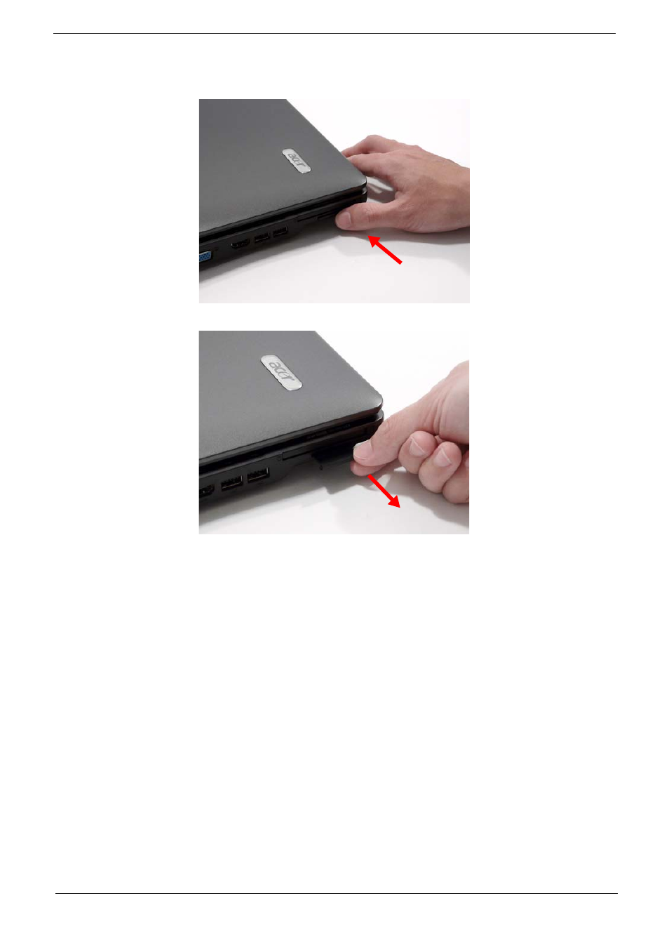 Removing the sd dummy card | Acer 4530 User Manual | Page 57 / 182