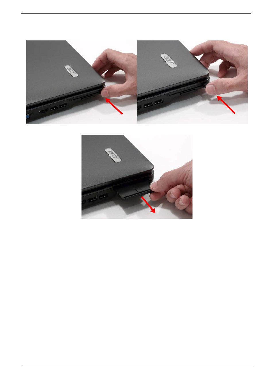 Removing the expresscard dummy card | Acer 4530 User Manual | Page 58 / 182