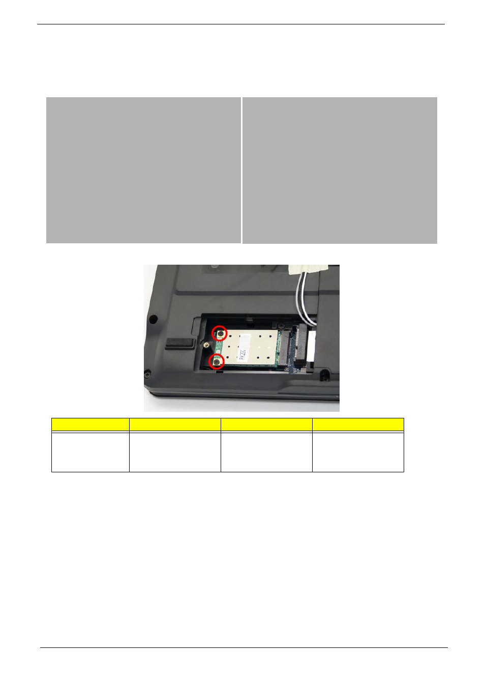 Removing the wlan module | Acer 4530 User Manual | Page 62 / 182