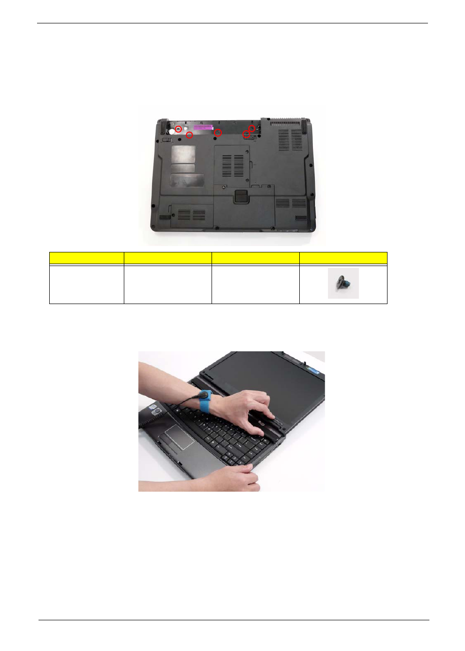 Removing the switch cover | Acer 4530 User Manual | Page 69 / 182