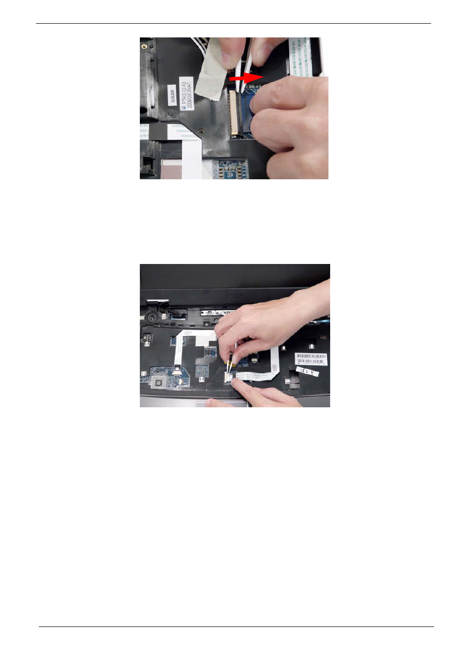 Removing the power board | Acer 4530 User Manual | Page 72 / 182