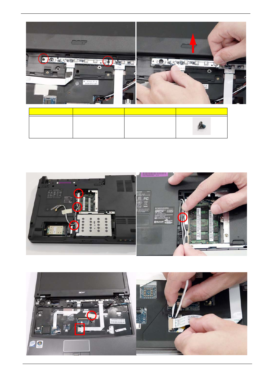 Removing the antenna | Acer 4530 User Manual | Page 74 / 182