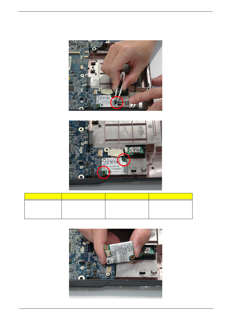 Removing the modem module | Acer 4530 User Manual | Page 89 / 182