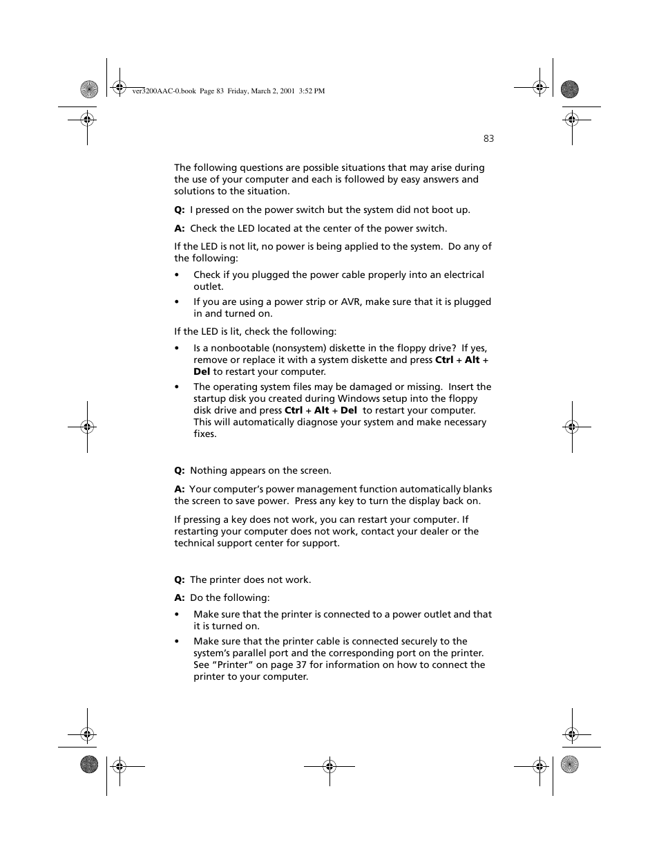 Acer 3200 User Manual | Page 93 / 96